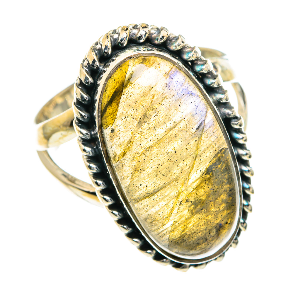 Labradorite Rings handcrafted by Anasilvercos - RING82636