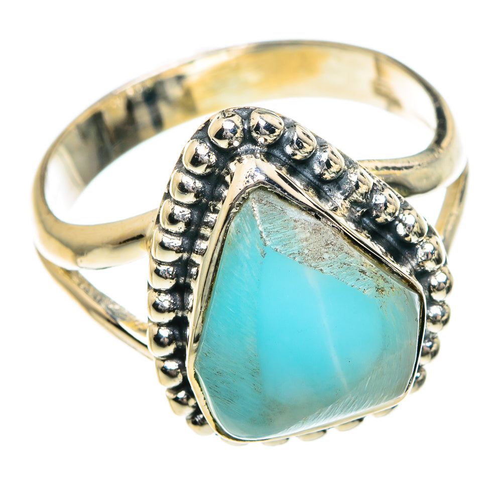 Larimar Rings handcrafted by Anasilvercos - RING82639