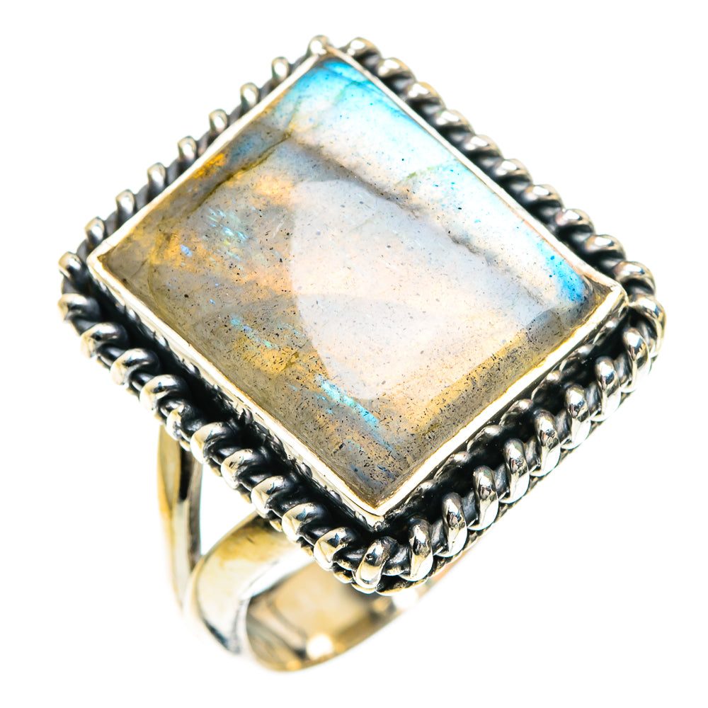 Labradorite Rings handcrafted by Anasilvercos - RING82640