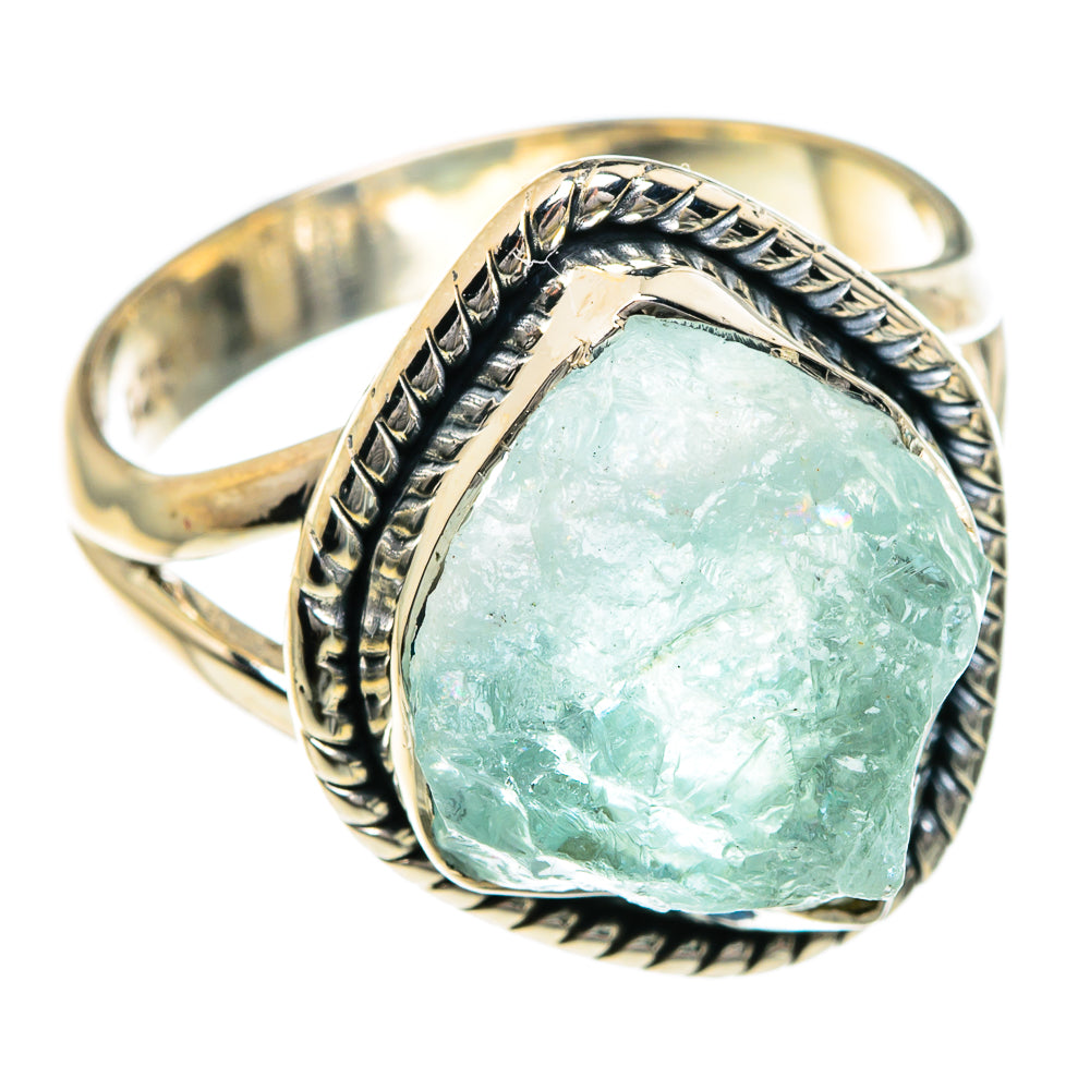 Aquamarine Rings handcrafted by Anasilvercos - RING82642