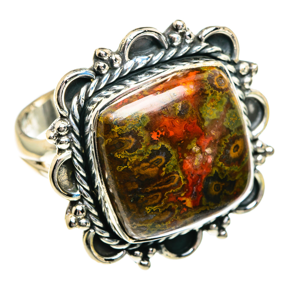 Moroccan Agate Rings handcrafted by Anasilvercos - RING82648