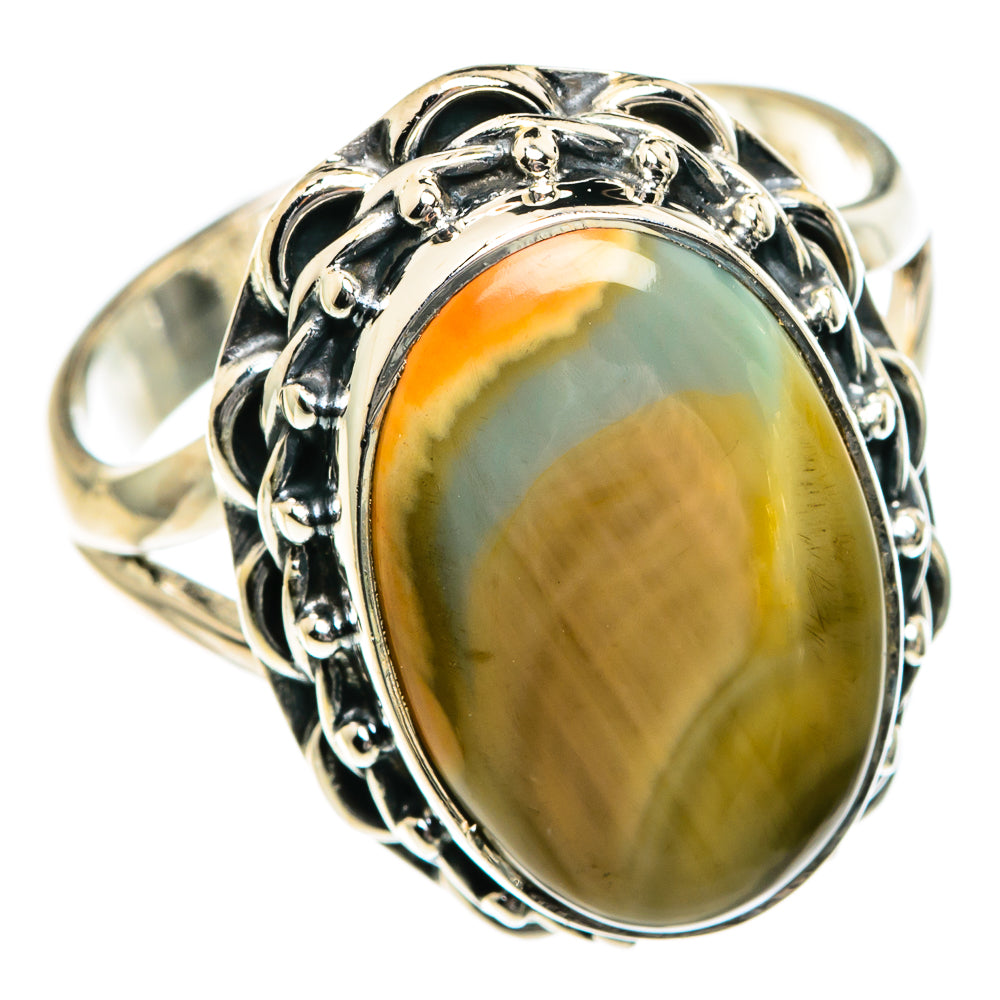 Willow Creek Jasper Rings handcrafted by Anasilvercos - RING82649
