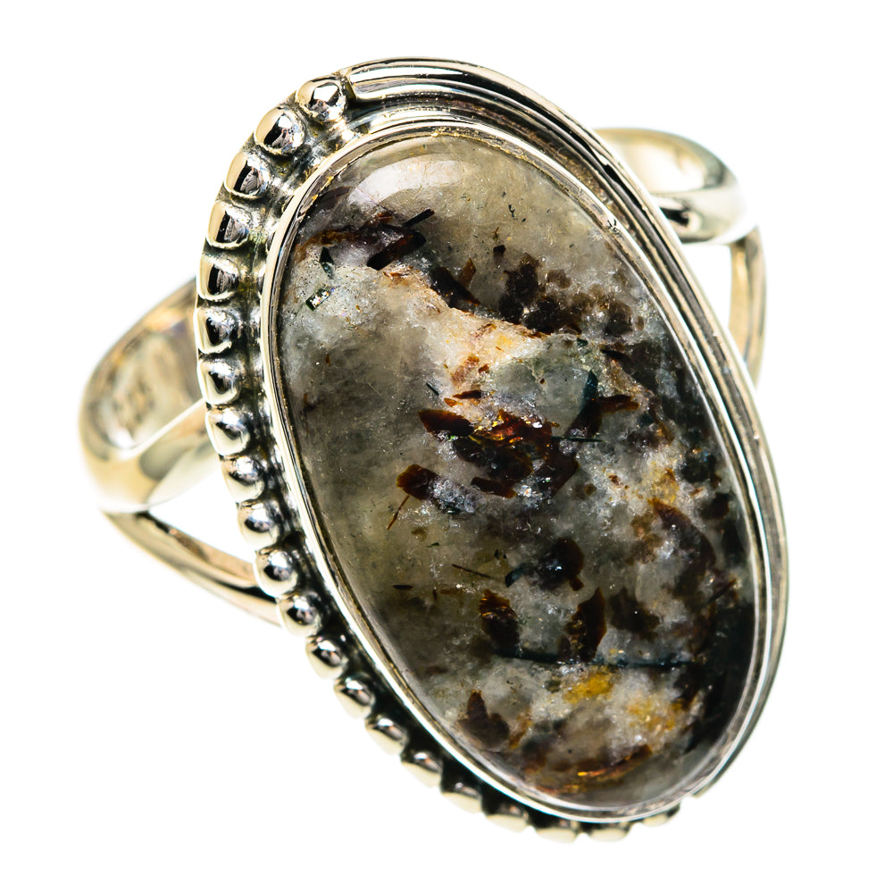 Astrophyllite Rings handcrafted by Anasilvercos - RING82651