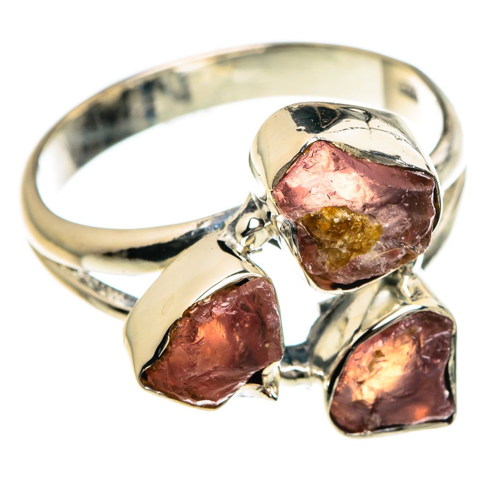Rose Quartz Rings handcrafted by Anasilvercos - RING82653