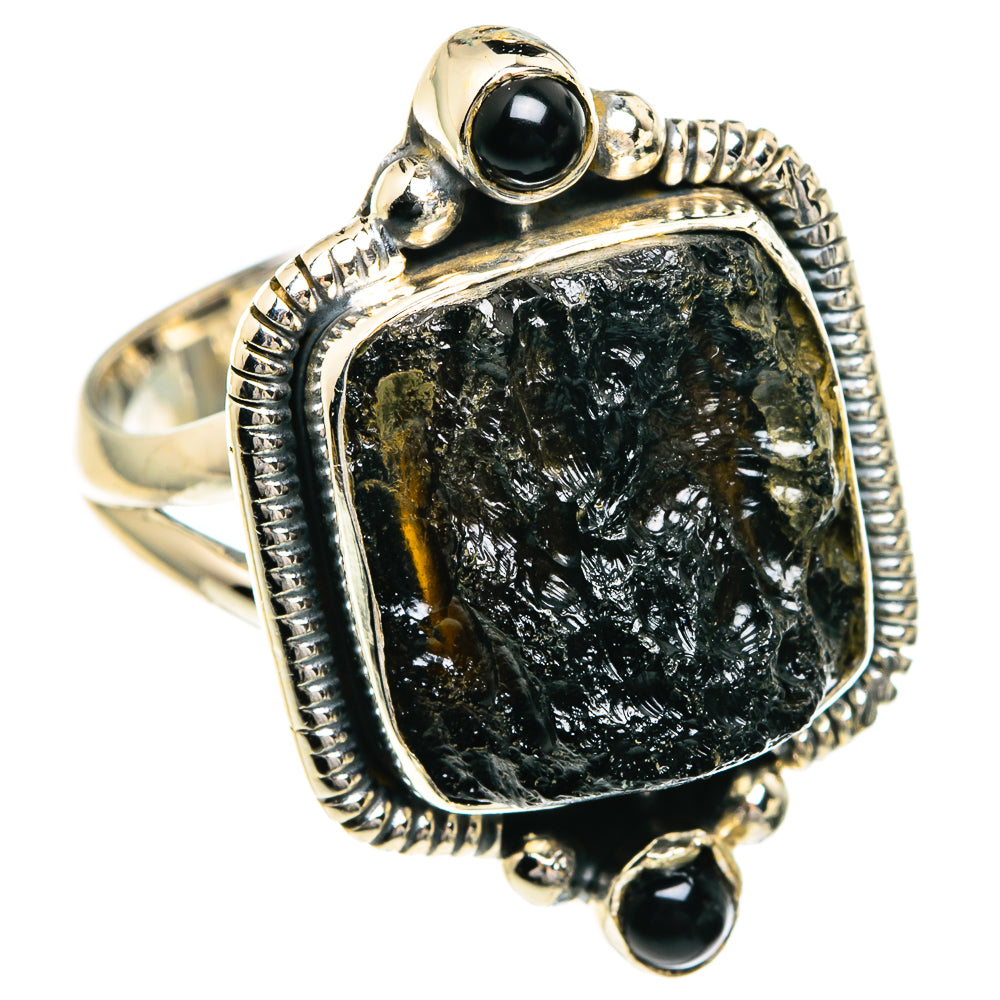 Tektite Rings handcrafted by Anasilvercos - RING82656