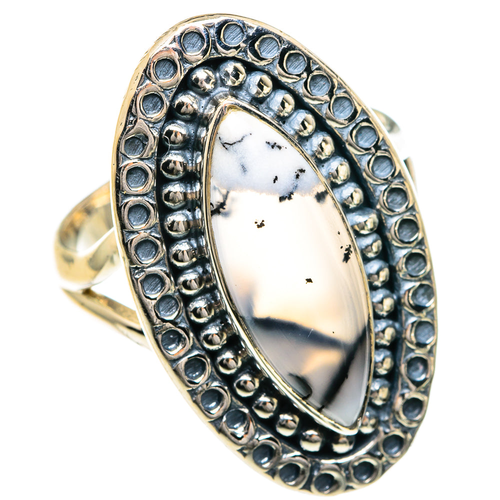 Dendritic Opal Rings handcrafted by Anasilvercos - RING82660