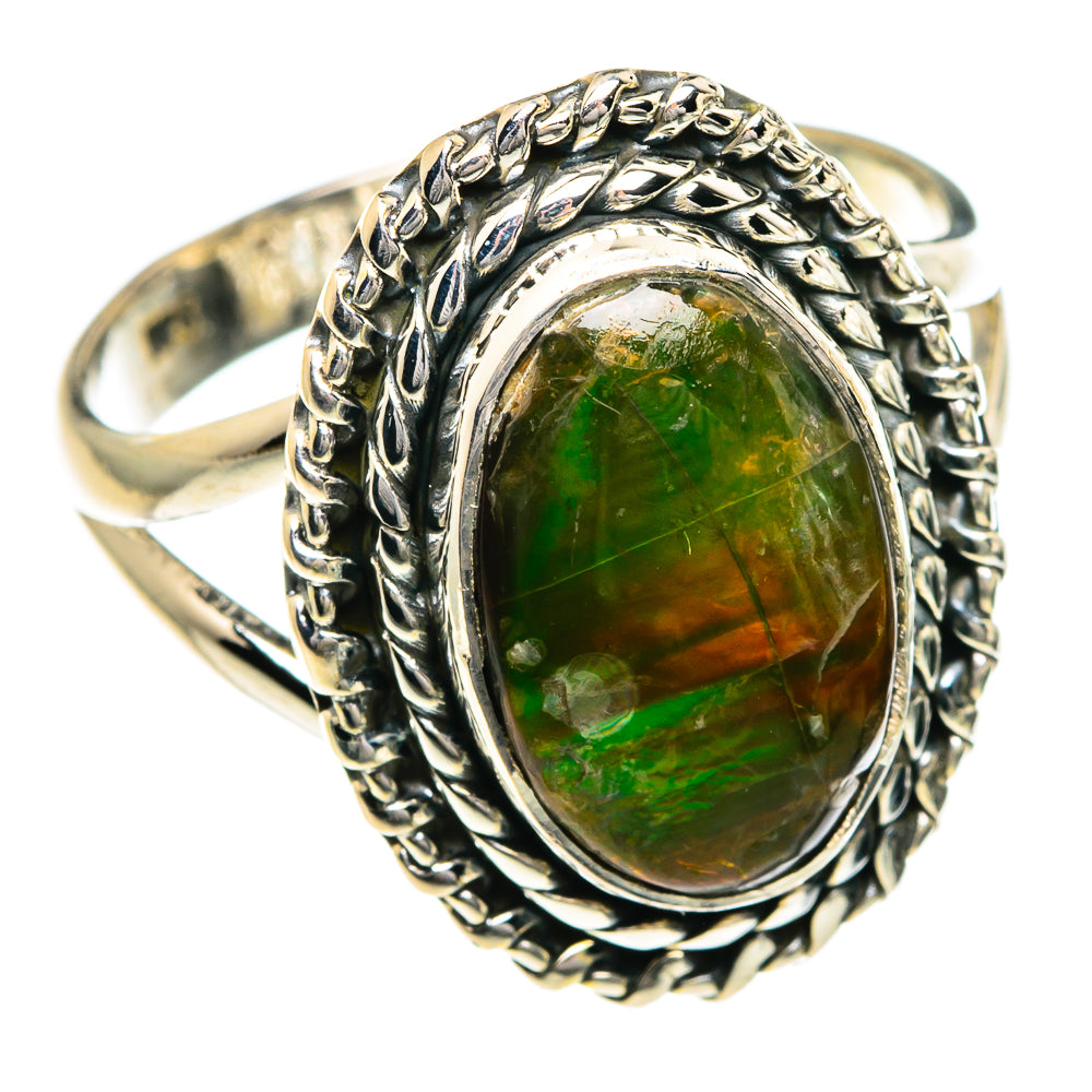 Ammolite Rings handcrafted by Anasilvercos - RING82663