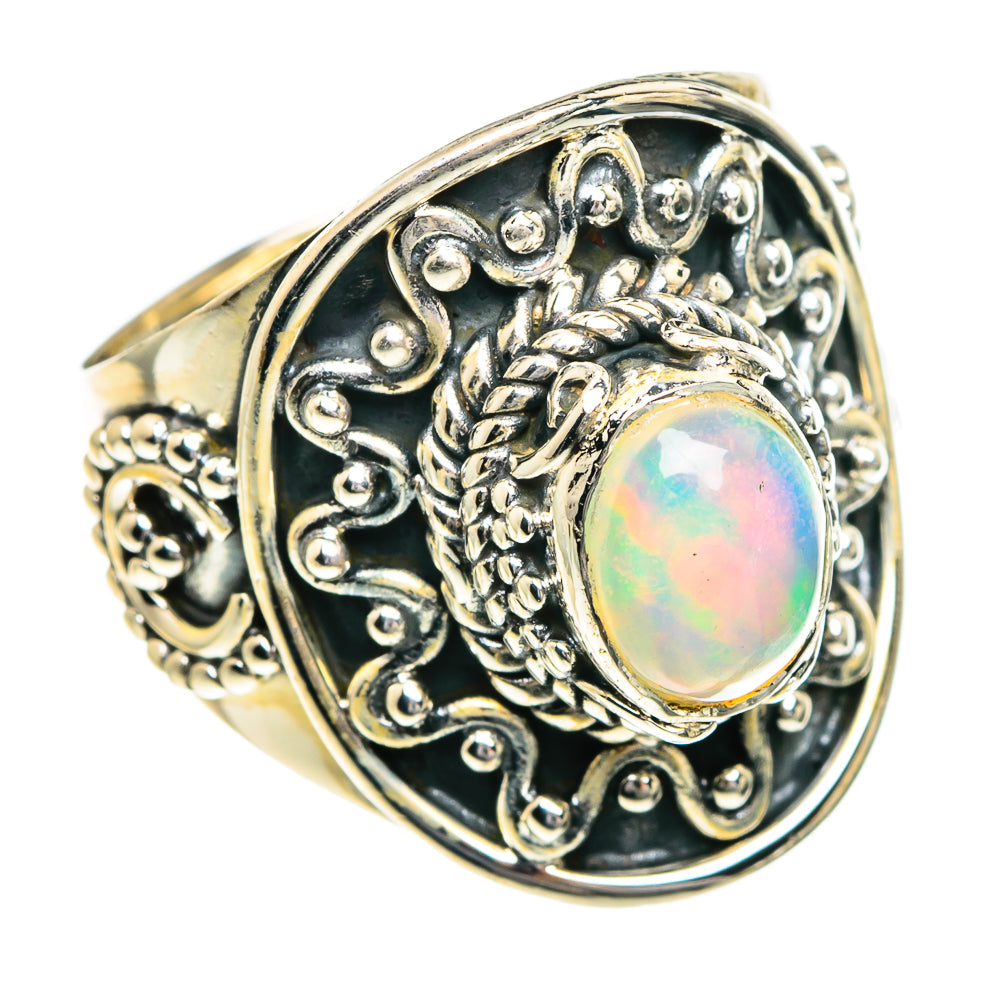 Ethiopian Opal Rings handcrafted by Anasilvercos - RING82665