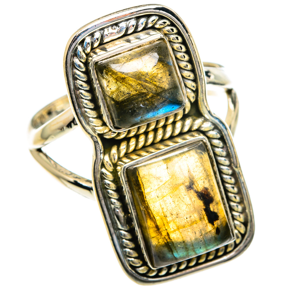 Labradorite Rings handcrafted by Anasilvercos - RING82667