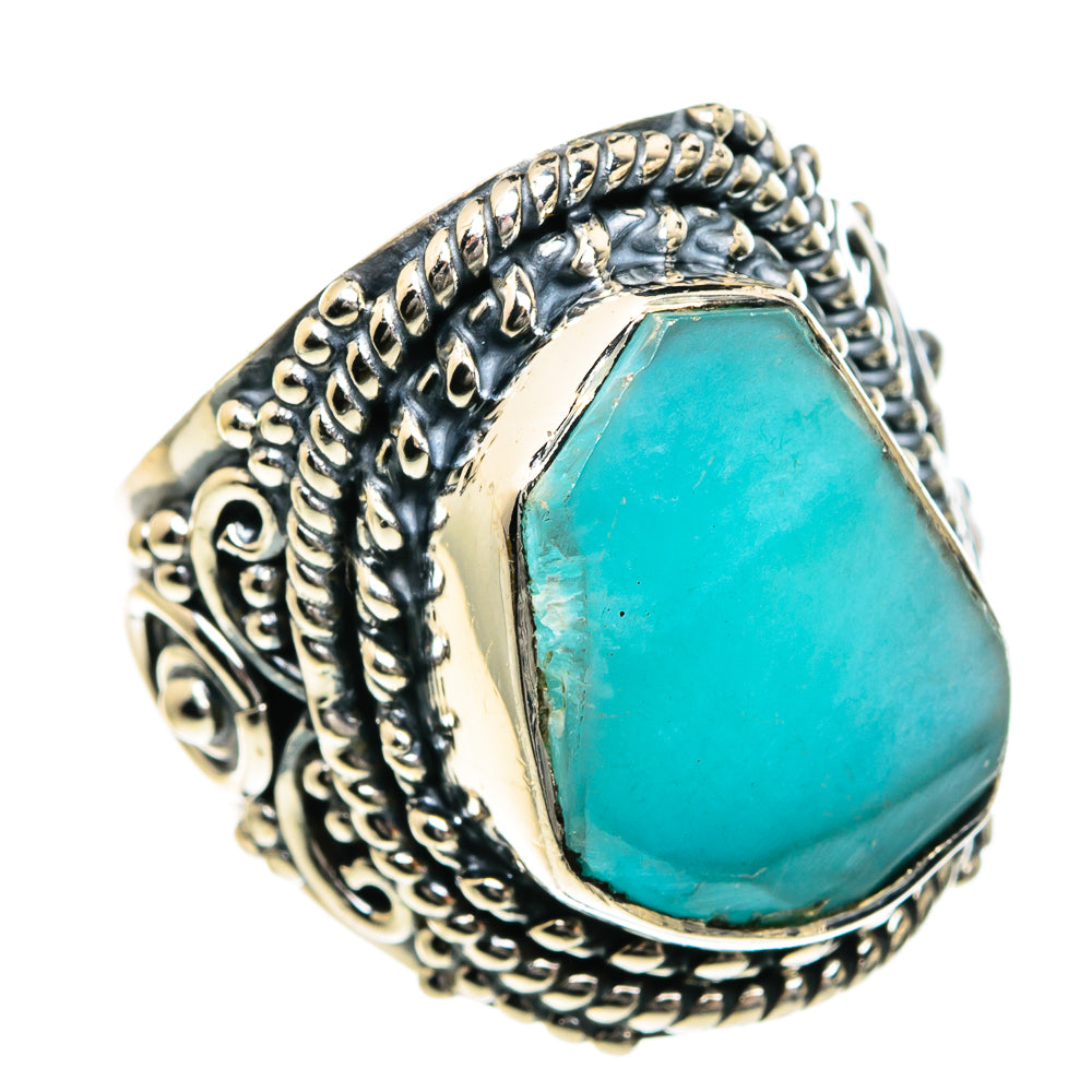 Larimar Rings handcrafted by Anasilvercos - RING82668