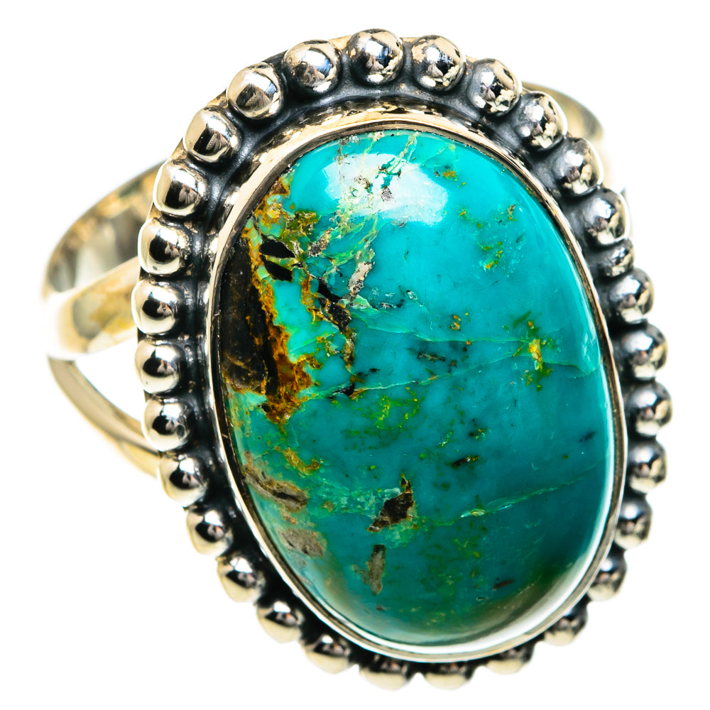 Chrysocolla Rings handcrafted by Anasilvercos - RING82673