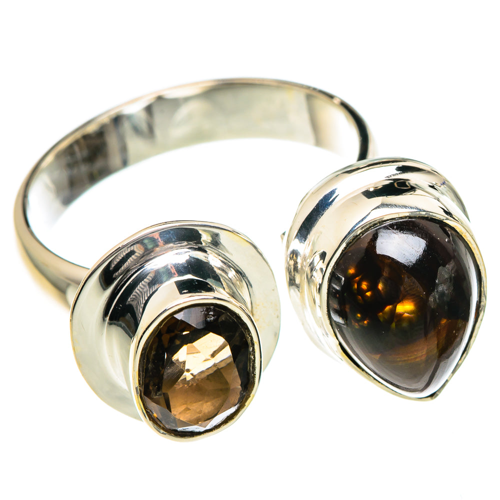 Mexican Fire Agate Rings handcrafted by Anasilvercos - RING82681