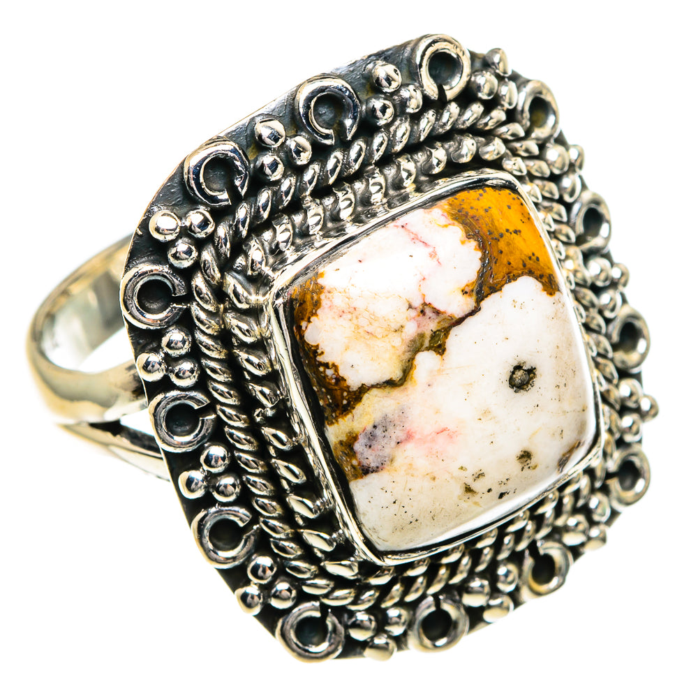 Peanut Wood Jasper Rings handcrafted by Anasilvercos - RING82682 - Photo 2