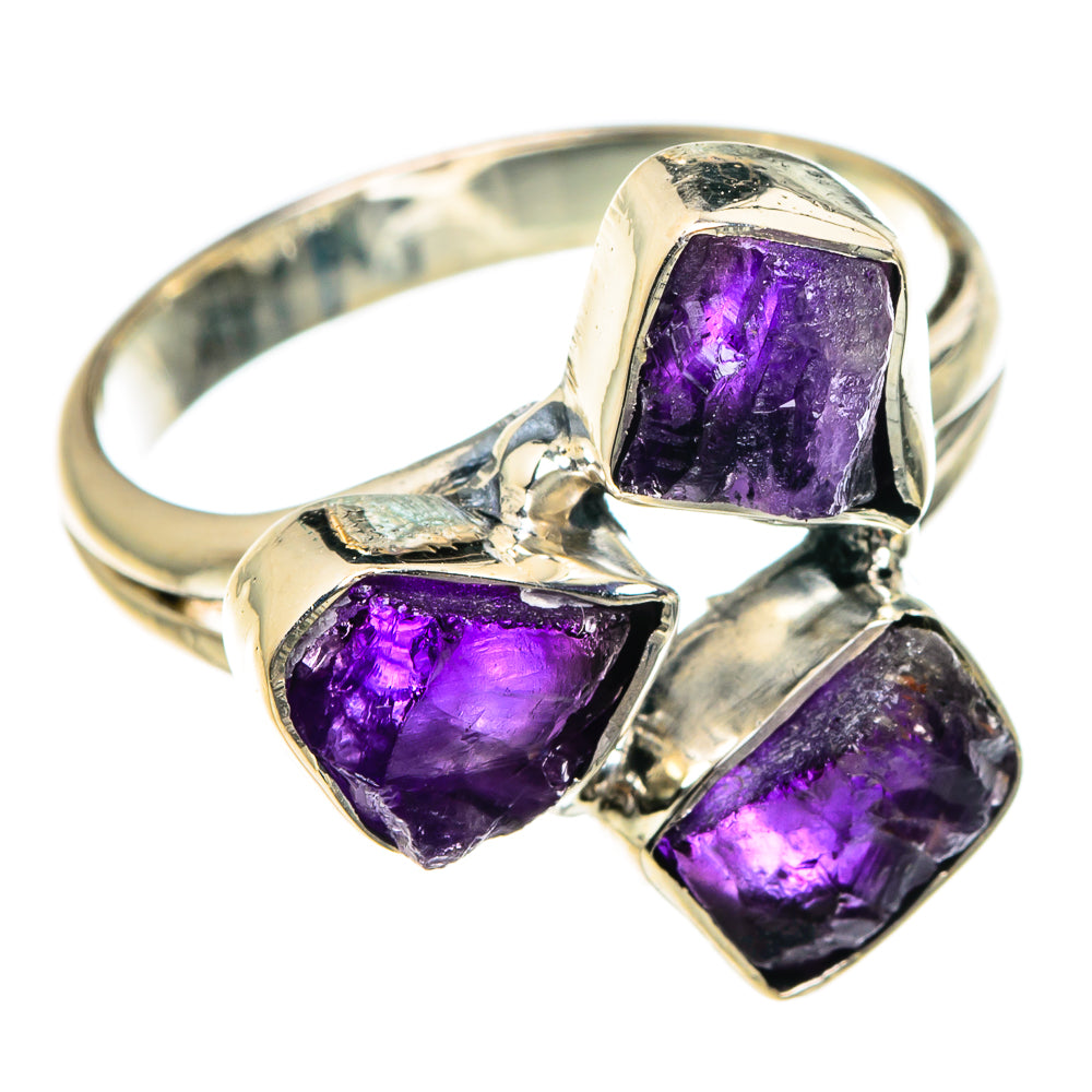 Amethyst Rings handcrafted by Anasilvercos - RING82686