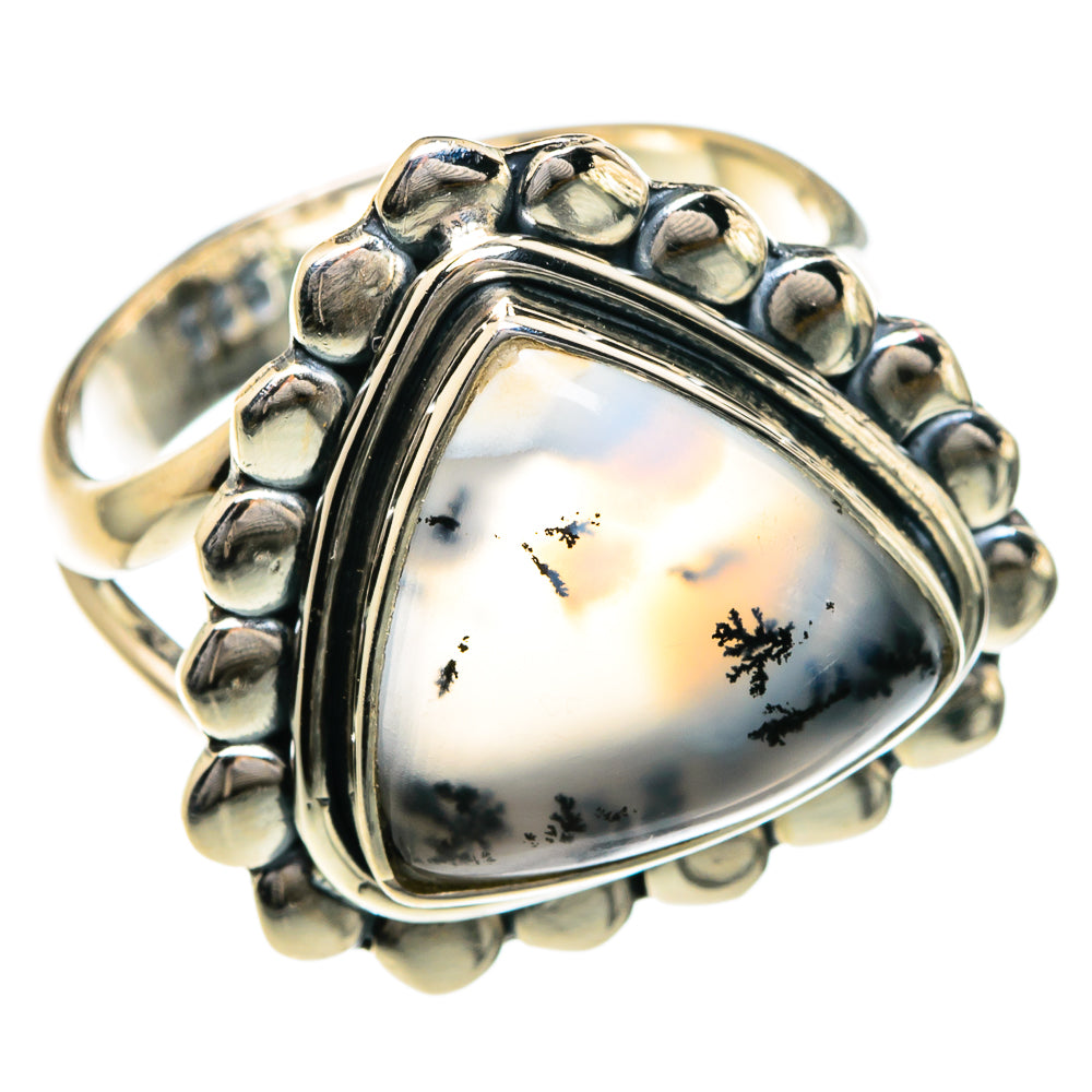 Dendritic Opal Rings handcrafted by Anasilvercos - RING82692