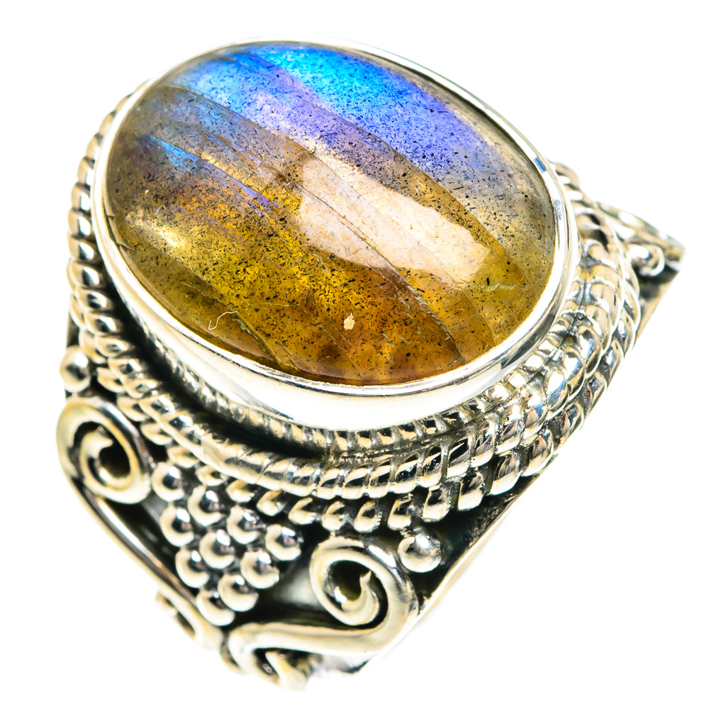 Labradorite Rings handcrafted by Anasilvercos - RING82707