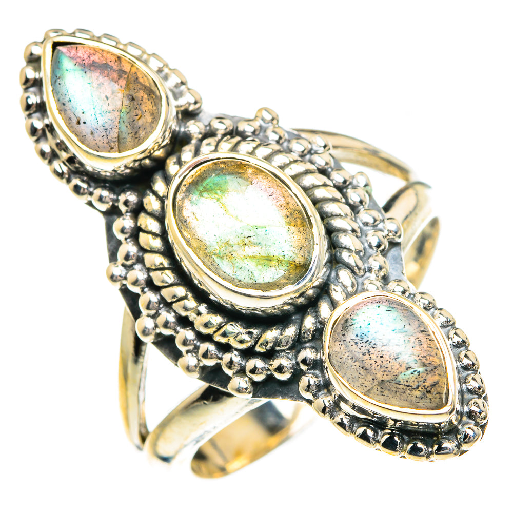 Labradorite Rings handcrafted by Anasilvercos - RING82709
