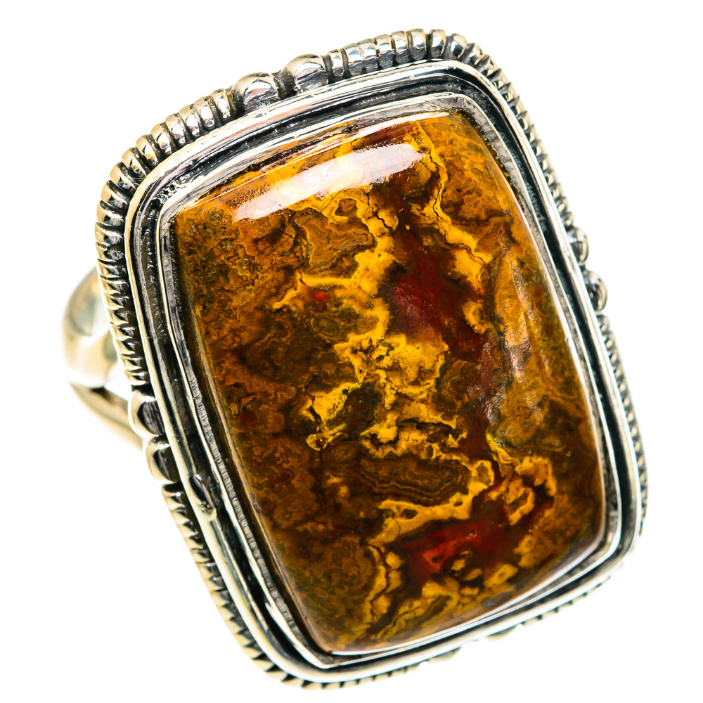 Moroccan Agate Rings handcrafted by Anasilvercos - RING82712