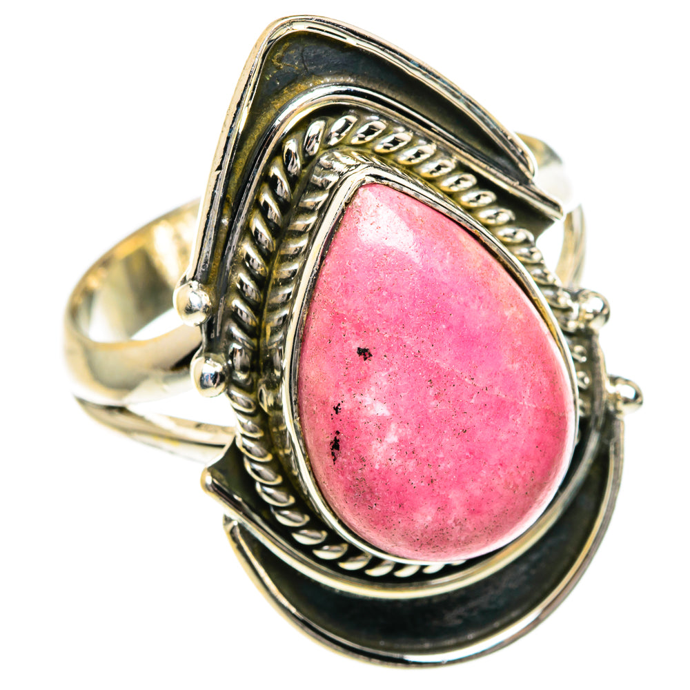 Rhodonite Rings handcrafted by Anasilvercos - RING82716