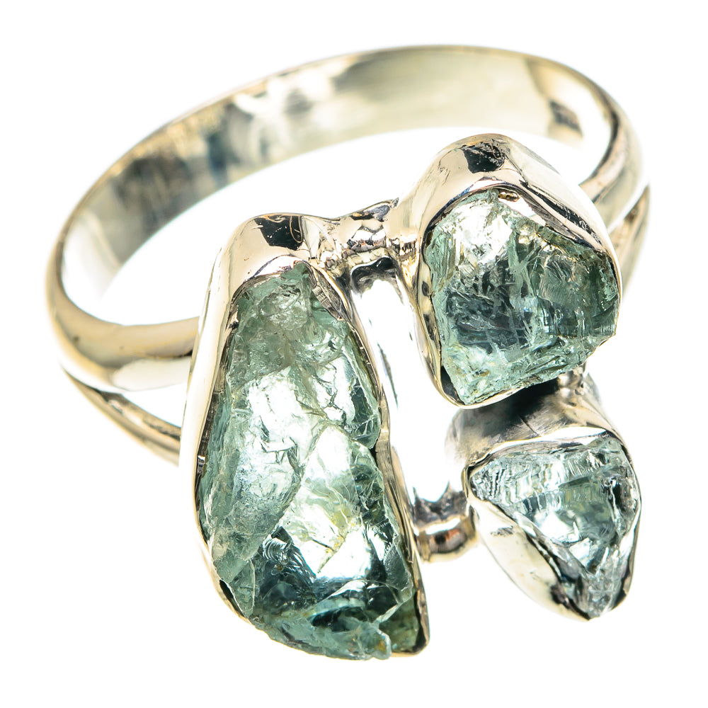 Aquamarine Rings handcrafted by Anasilvercos - RING82731