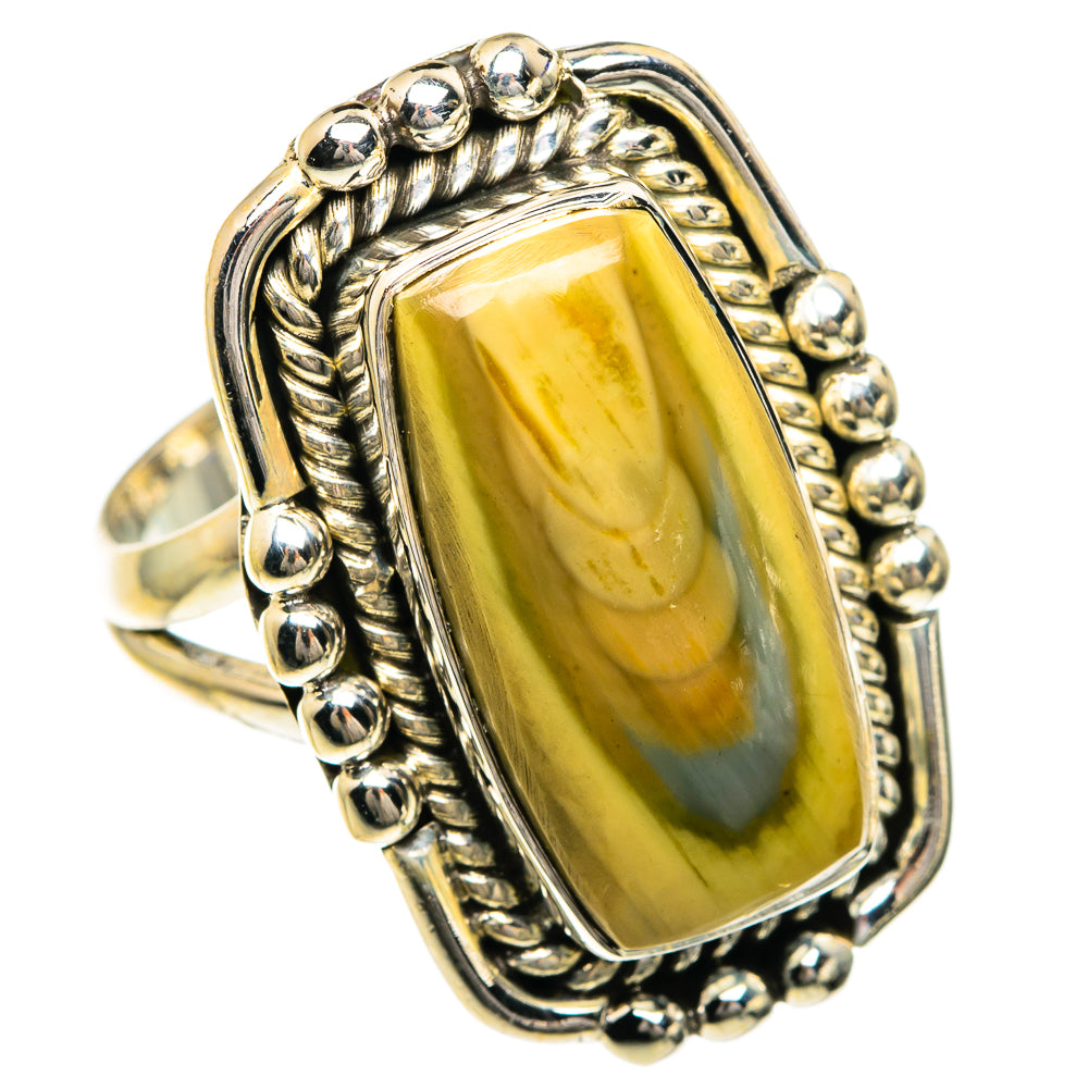 Willow Creek Jasper Rings handcrafted by Anasilvercos - RING82738