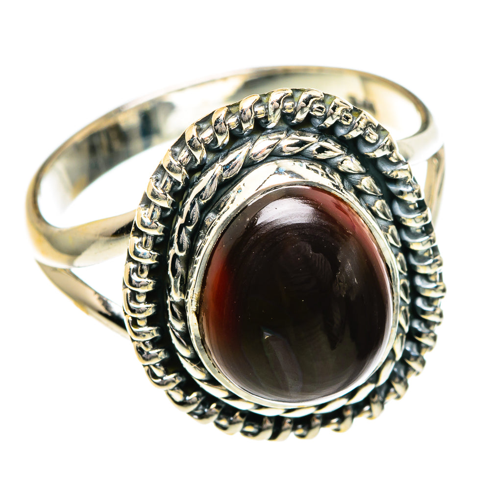 Mexican Fire Agate Rings handcrafted by Anasilvercos - RING82741