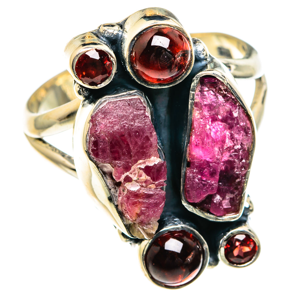 Pink Tourmaline Rings handcrafted by Anasilvercos - RING82743