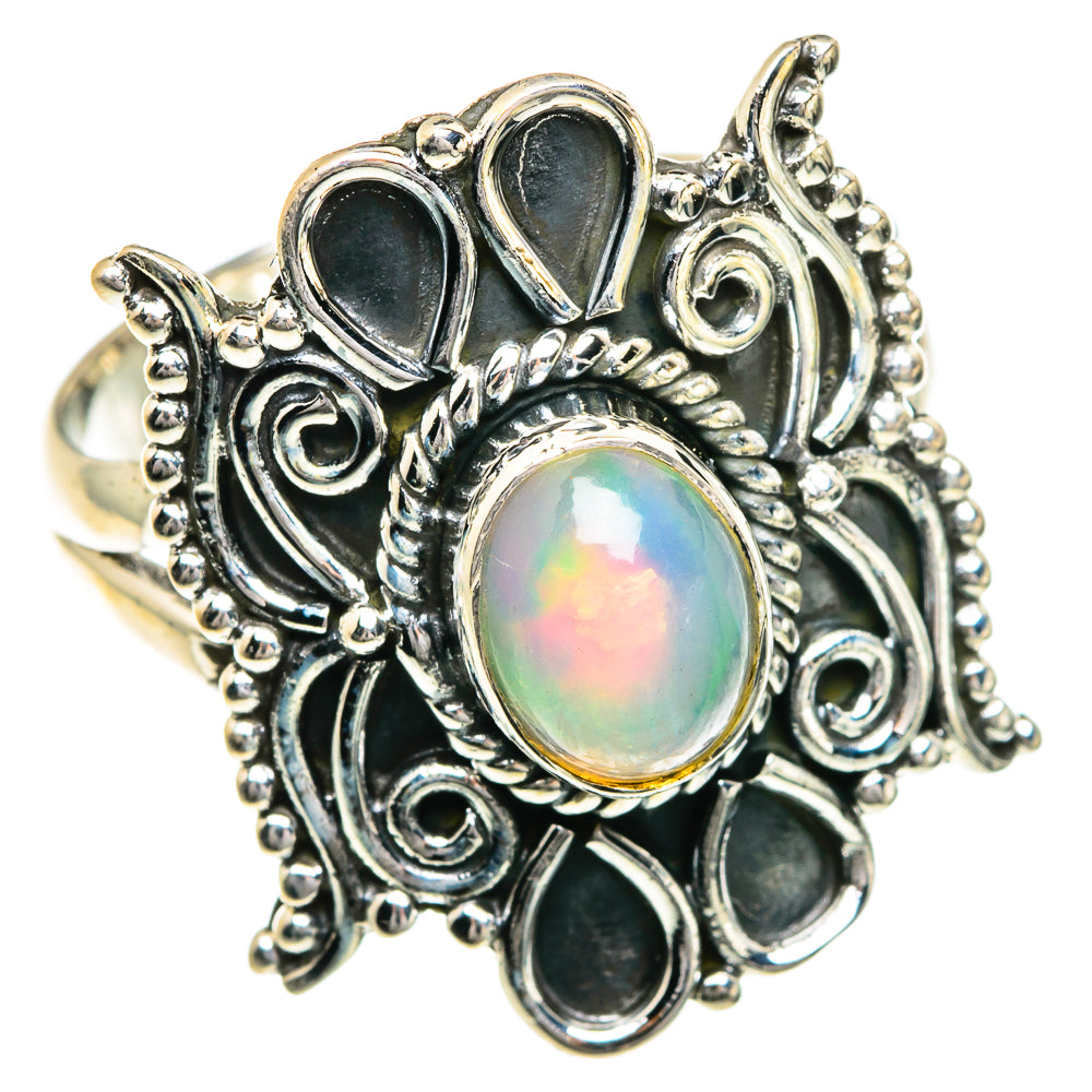 Ethiopian Opal Rings handcrafted by Anasilvercos - RING82757