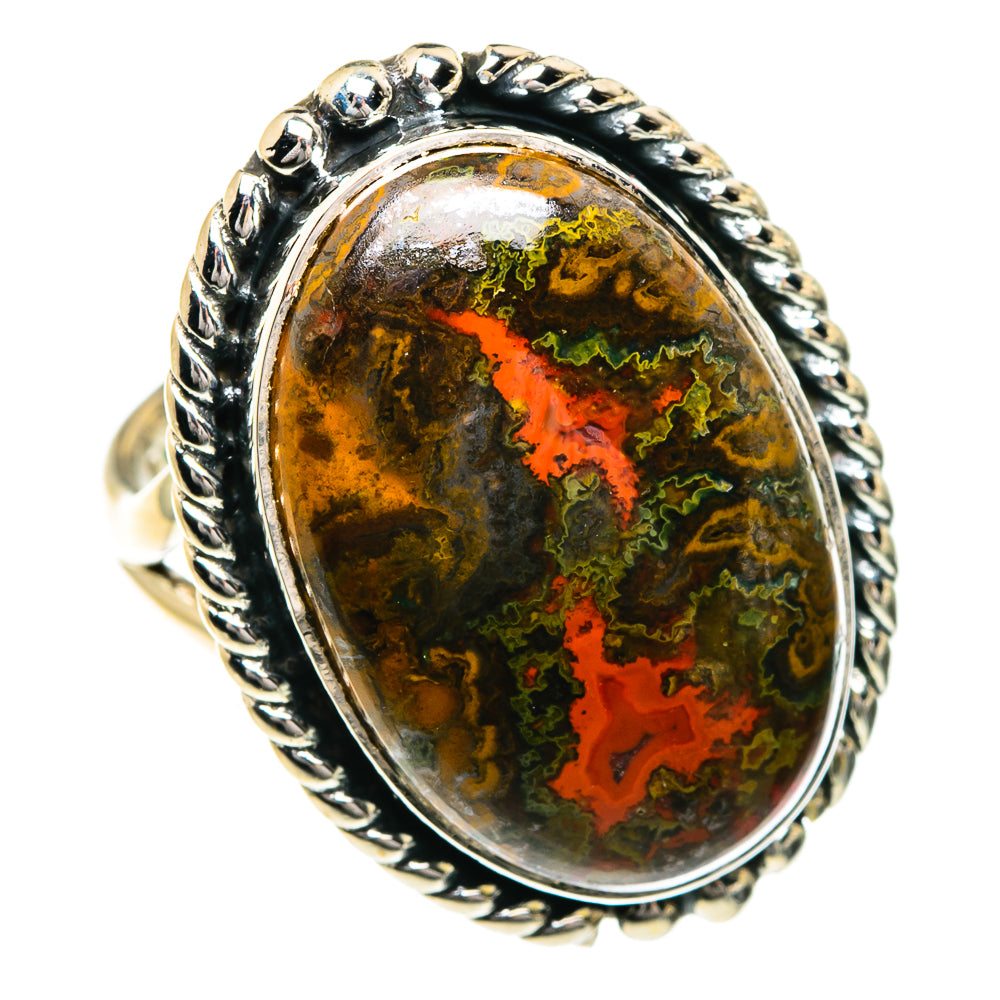 Ocean Jasper Rings handcrafted by Anasilvercos - RING82766