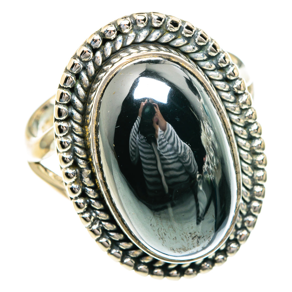 Hematite Rings handcrafted by Anasilvercos - RING82784