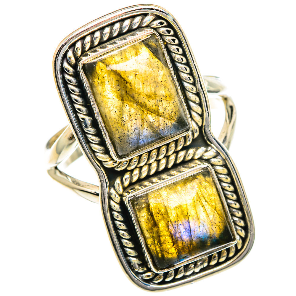 Labradorite Rings handcrafted by Anasilvercos - RING82789
