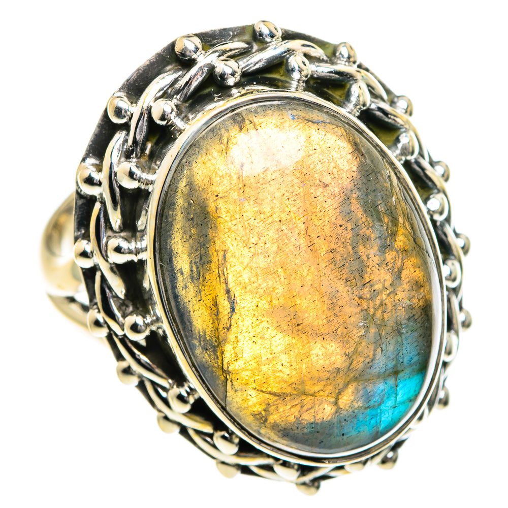 Labradorite Rings handcrafted by Anasilvercos - RING82790