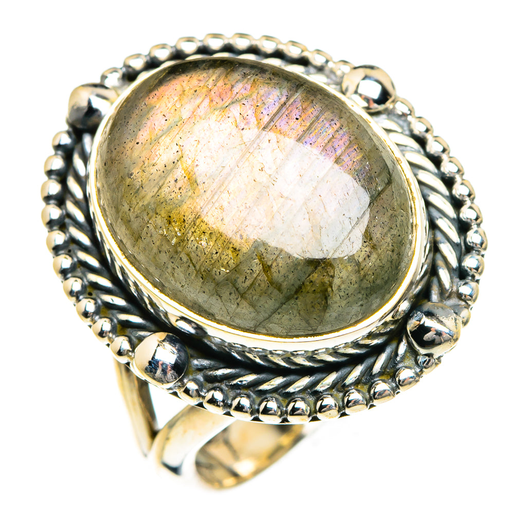 Labradorite Rings handcrafted by Anasilvercos - RING82798