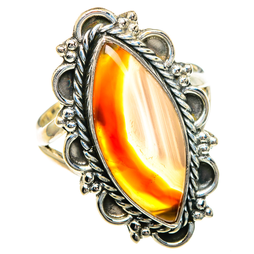 Montana Agate Rings handcrafted by Anasilvercos - RING82800
