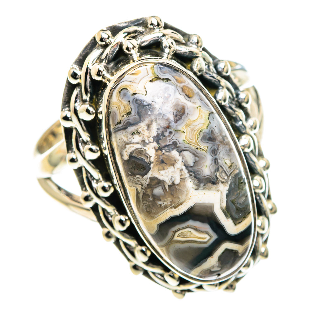 Ocean Jasper Rings handcrafted by Anasilvercos - RING82802