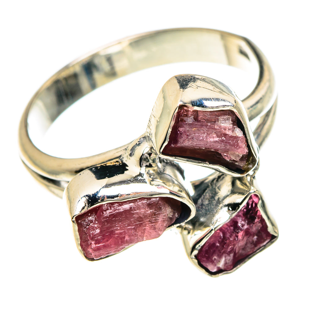Pink Tourmaline Rings handcrafted by Anasilvercos - RING82805