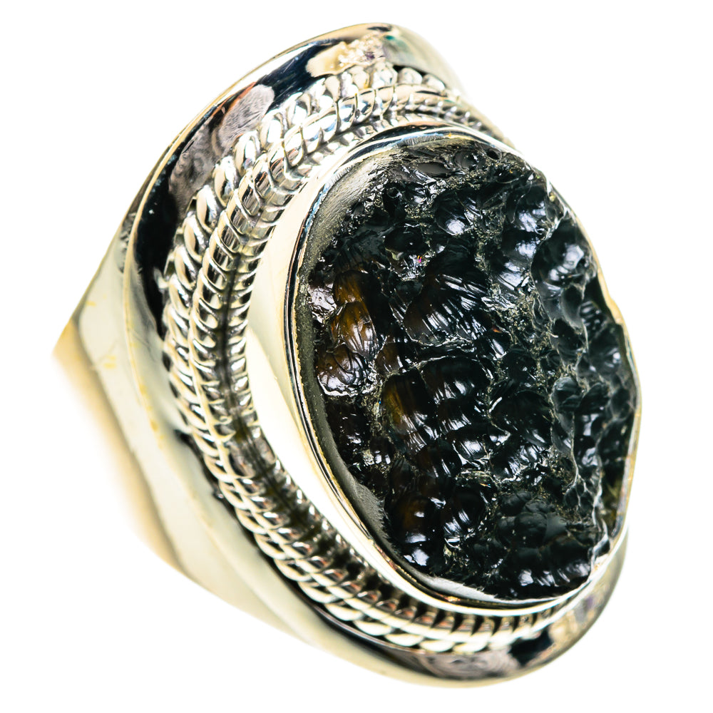 Tektite Rings handcrafted by Anasilvercos - RING82807