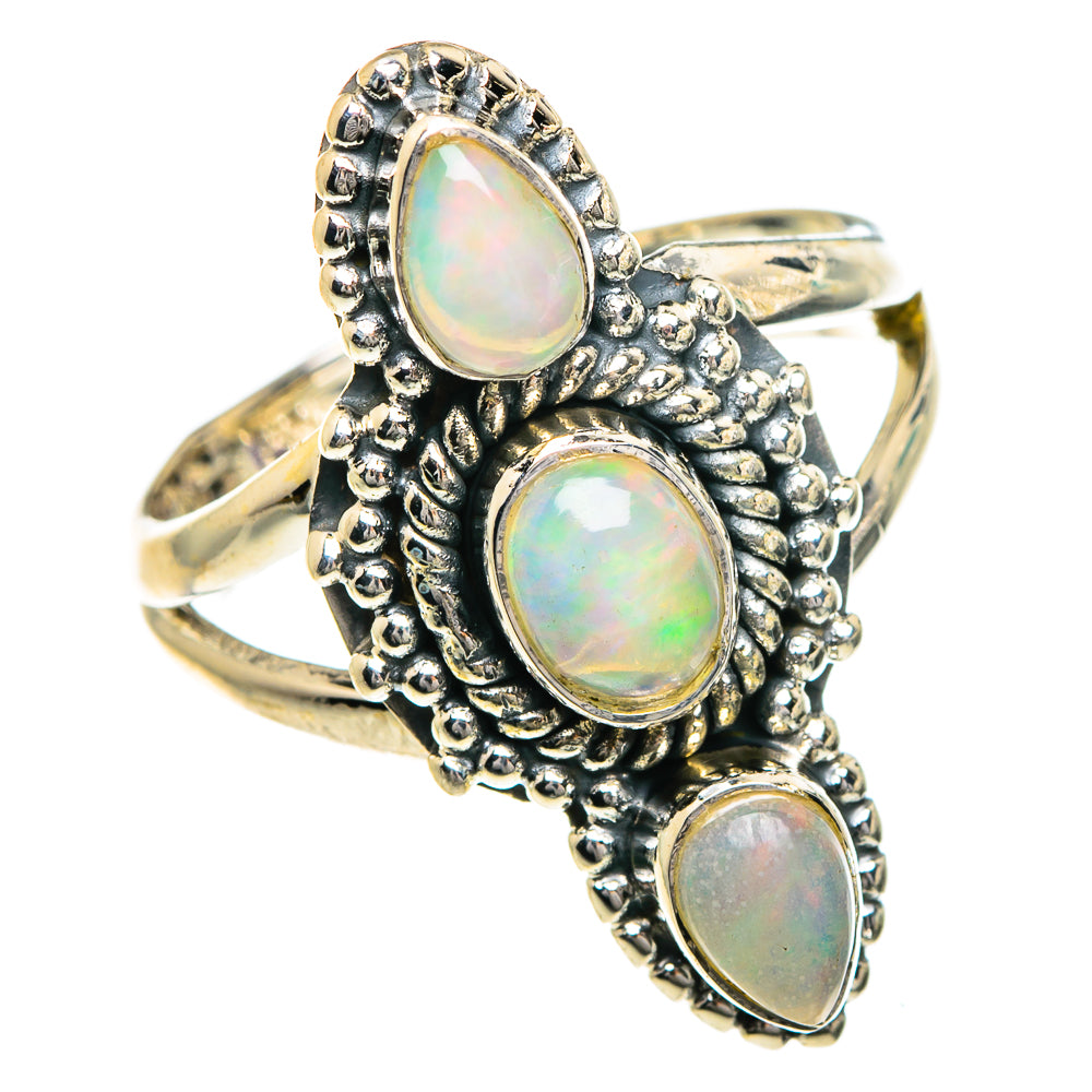 Ethiopian Opal Rings handcrafted by Anasilvercos - RING82815
