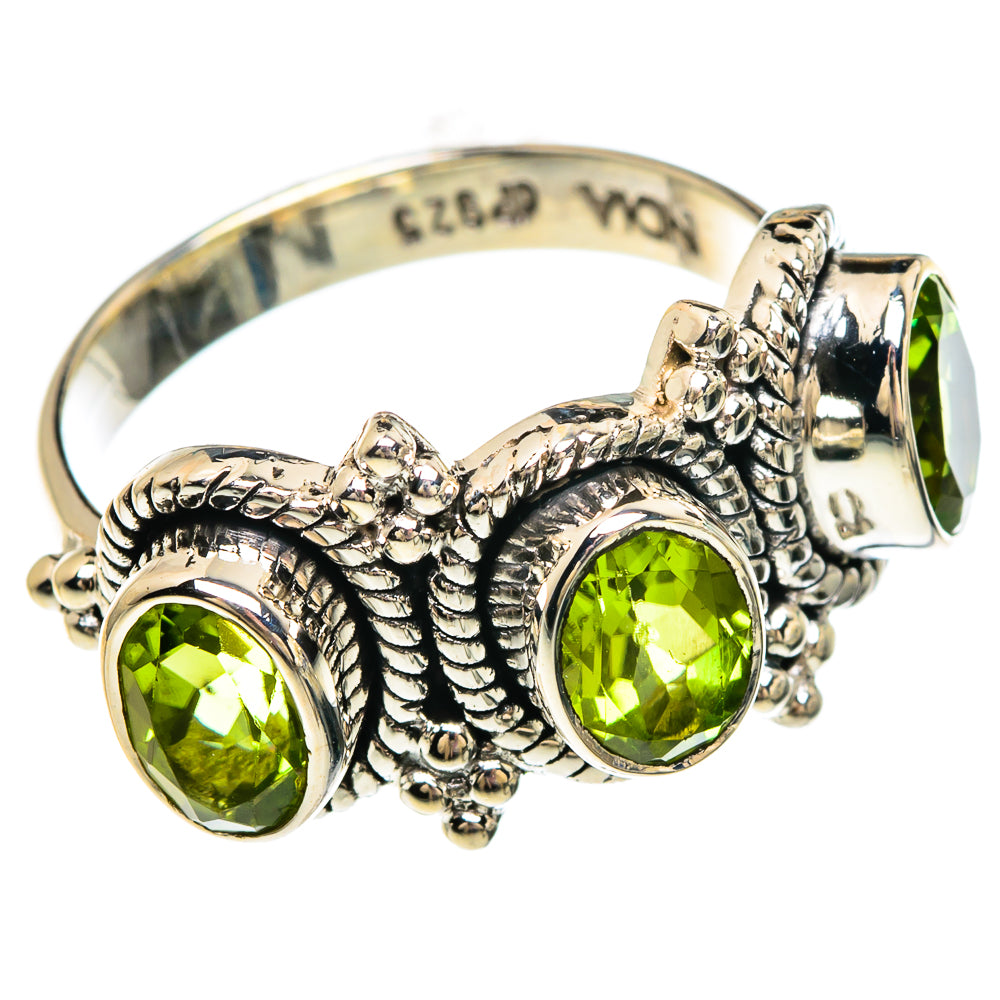 Peridot Rings handcrafted by Anasilvercos - RING82823