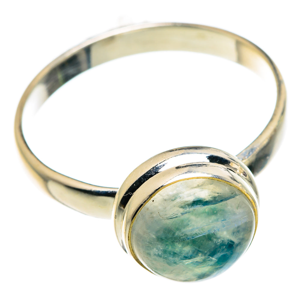 Green Moonstone Rings handcrafted by Anasilvercos - RING82824