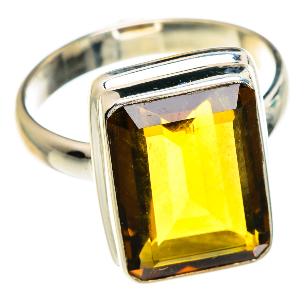Mandarin Citrine Rings handcrafted by Anasilvercos - RING82825