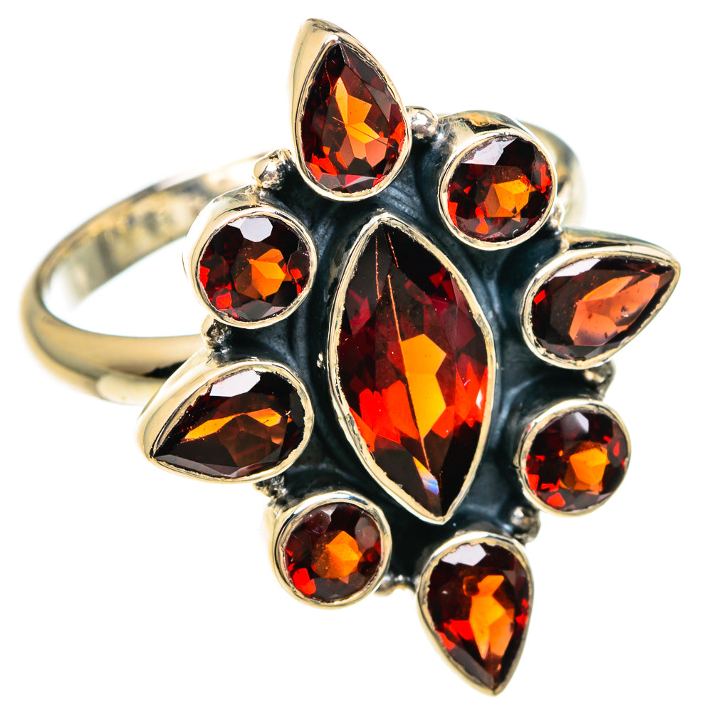 Garnet Rings handcrafted by Anasilvercos - RING82831