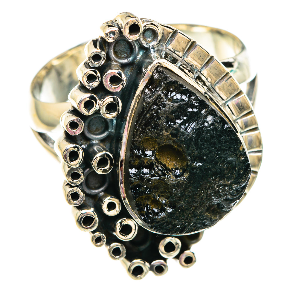 Tektite Rings handcrafted by Anasilvercos - RING82835