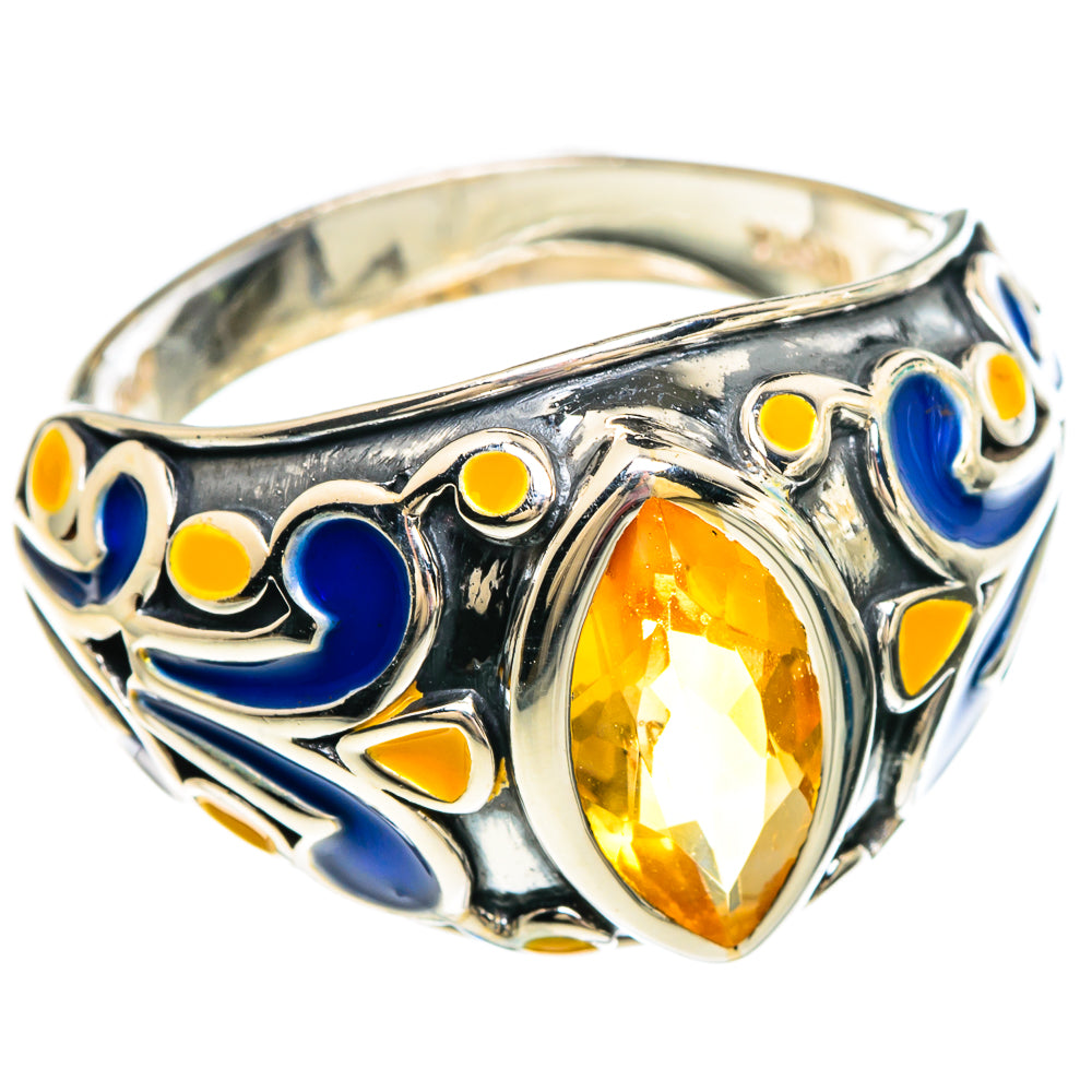 Citrine Rings handcrafted by Anasilvercos - RING82839
