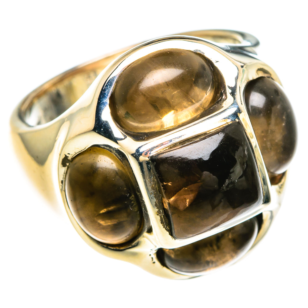 Smoky Quartz Rings handcrafted by Anasilvercos - RING82852