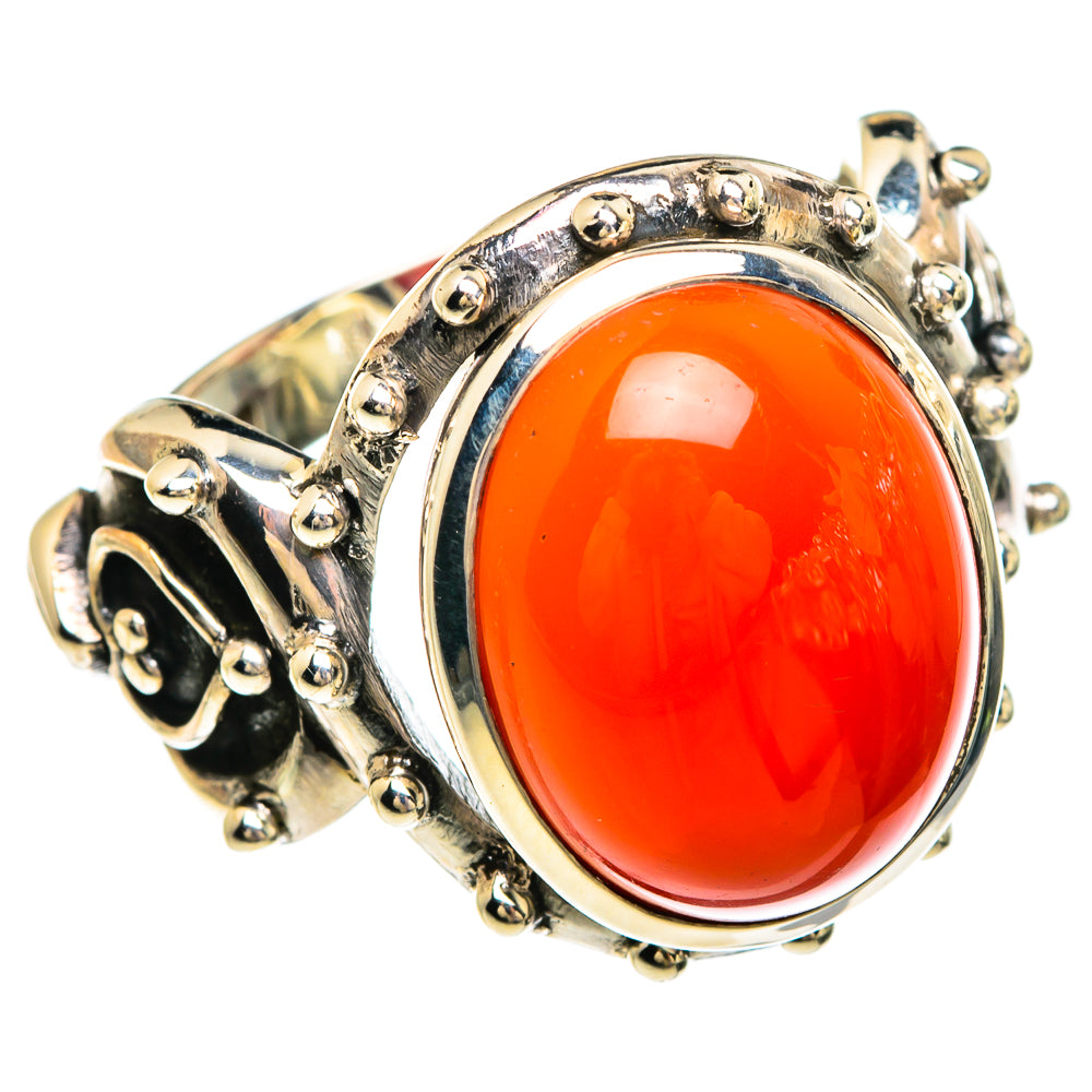 Carnelian Rings handcrafted by Anasilvercos - RING82854