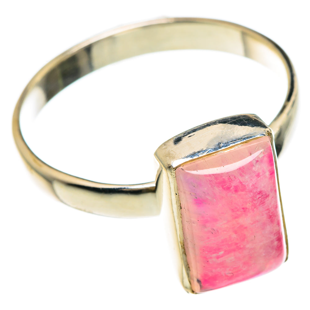 Pink Moonstone Rings handcrafted by Anasilvercos - RING82856