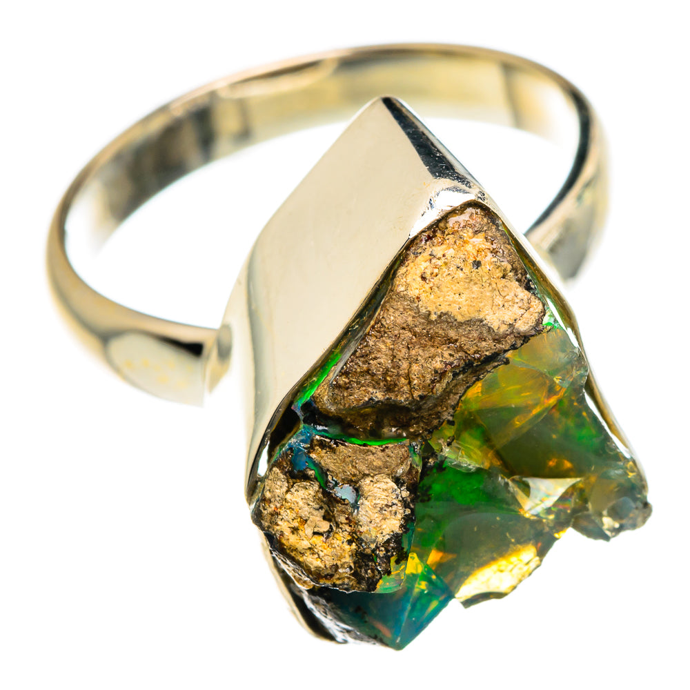 Ethiopian Opal Rings handcrafted by Anasilvercos - RING82865