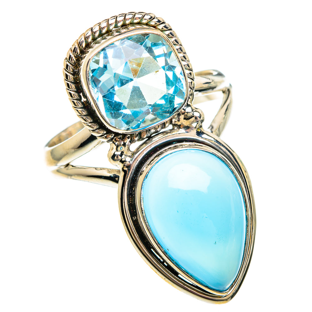 Chalcedony Rings handcrafted by Anasilvercos - RING82870