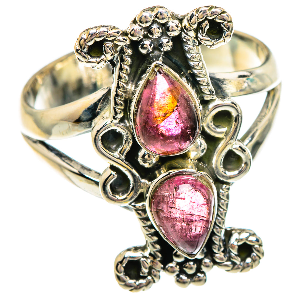 Pink Tourmaline Rings handcrafted by Anasilvercos - RING82881